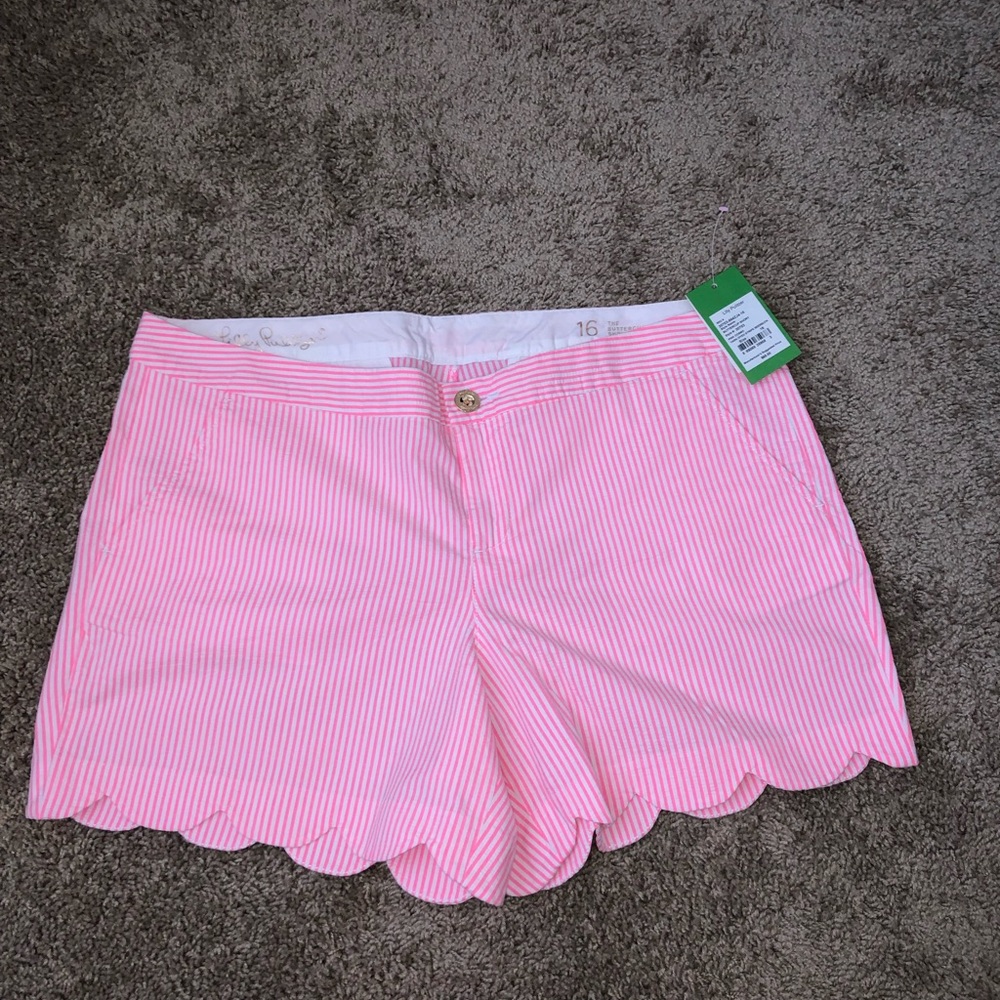 Lilly Pulitzer seersucker shorts